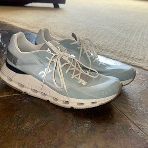 Novaform On Running Women’s Athletic Shoes - Light Blue and White
